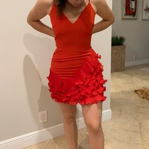 Red dress
